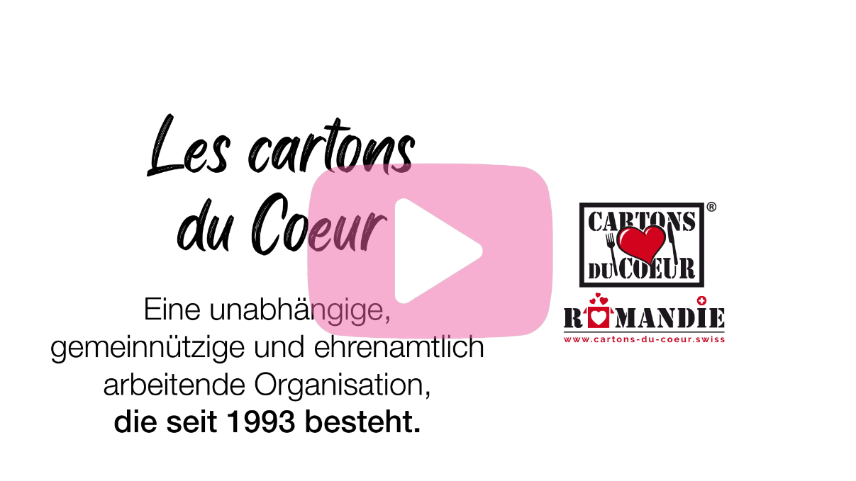 Présentation Cartons du Coeur allemand